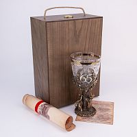Кубок "Юбилейный. 65 лет" VIP, дерев. футляр